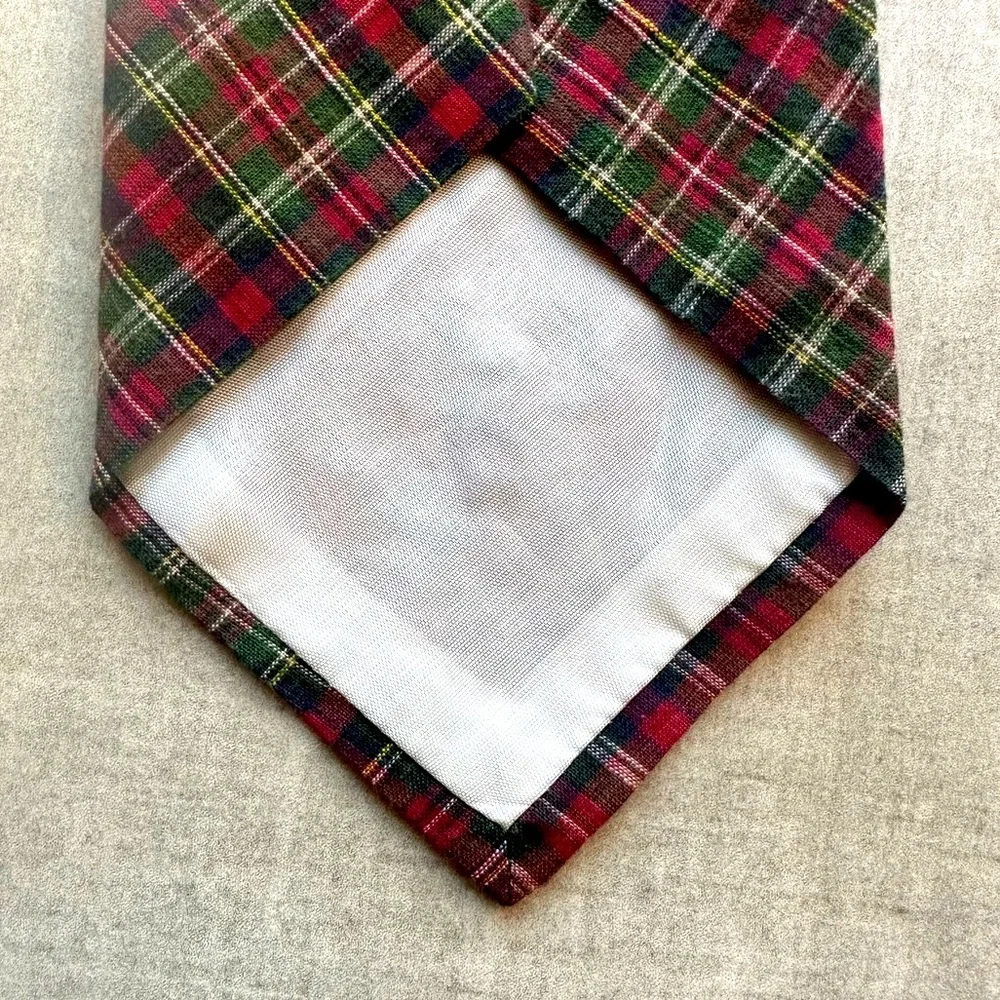 Polo Vintage Plaid Cotton Tie